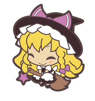 東方Project　ラバーストラップ　水橋パルスィ　ラバーストラップ　霧雨魔理沙 東方プロジェクト 東方ぽっぷちらばーこれくしょん。 きりさめ まりさ