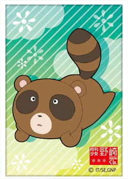 月刊少女野崎くん スクエアマグネット タヌキ 寝そべりver.[コンテンツ
