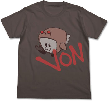 残響のテロル VON Tシャツ/チャコール-XL[コスパ]《在庫切れ》