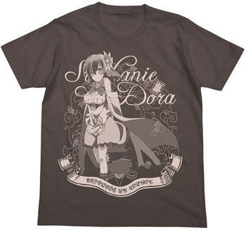 ノーゲーム・ノーライフ 「ステファニー・ドーラ」Tシャツ/チャコール-XL[コスパ]《在庫切れ》