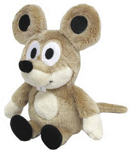もぐらのクルテク お手玉ぬいぐるみ ねずみさん[三英貿易]《在庫切れ》