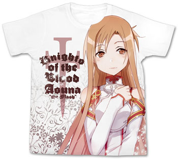 電撃文庫 FIGHTING CLIMAX アスナ フルグラフィックTシャツ/ホワイト-L[コスパ]《在庫切れ》