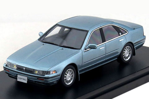 1/43 NISSAN CEFIRO (1988) ブルーイッシュシルバーM[ハイストーリー