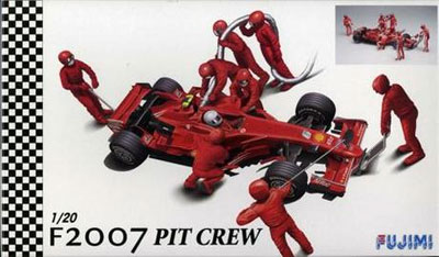 1/20 グランプリシリーズ No.29 フェラーリF2007＋ピットクルーセット