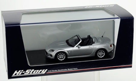 1/43 MAZDA ROADSTER RS (2013) アルミニウムメタリック[ハイ