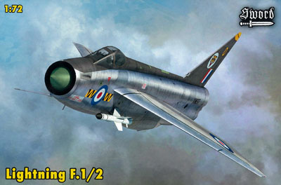 【中古】(本体A-/箱B)1/72 ライトニングF.1/2(カラーエッチングパーツ、レジンパーツ、デカールバージョン×2) プラモデル[ソード]《発売済・在庫品》