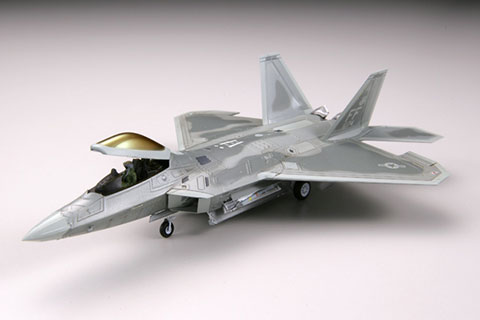 プラモデル トミーテック 1/144 米空軍 F-22 第27戦闘飛行隊(嘉手納