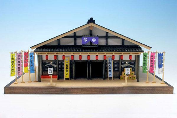 高評価なギフト 木製建築模型 芝居小屋[小林工芸]《取り寄せ※暫定》 建物
