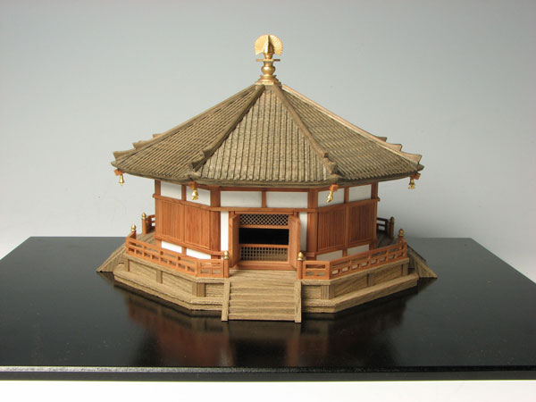 無料 ウッディジョー 150 木製模型 法隆寺 中門木製組立キット 返品種別B