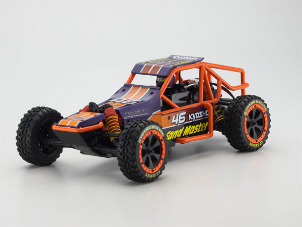 1/10スケール 電動ラジオコントロール 2WD バギーEZシリーズ サンドマスター レディセット T6 パープル[京商]《在庫切れ》