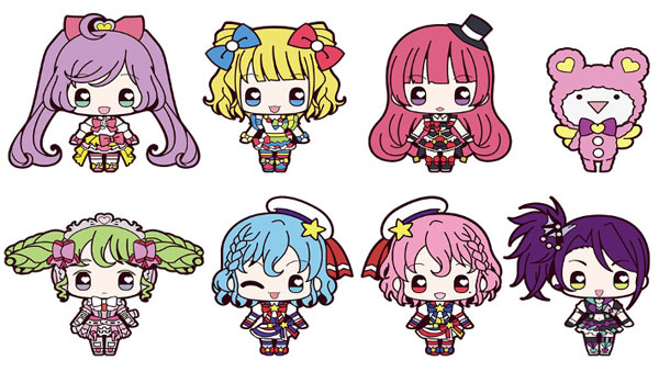 アイドルタイム プリパラ　萌えっ娘トレーディング ラバーストラップ 1BOX プリパラ 萌えっ娘トレーディングラバーストラップ 8個入りBOX