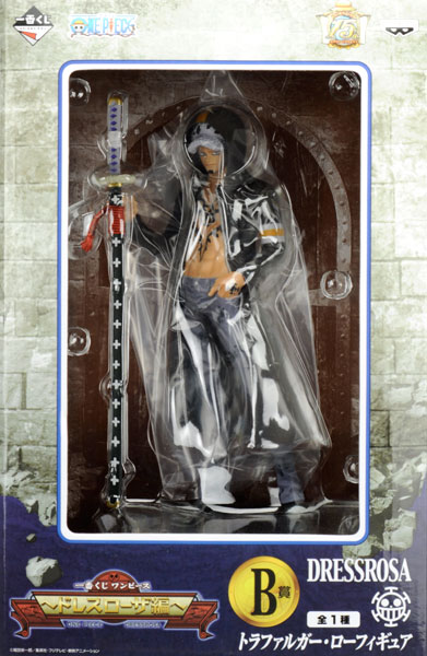 【中古】一番くじ ワンピース -ドレスローザ編- B賞 トラファルガー・ローフィギュア （プライズ）[バンプレスト]
