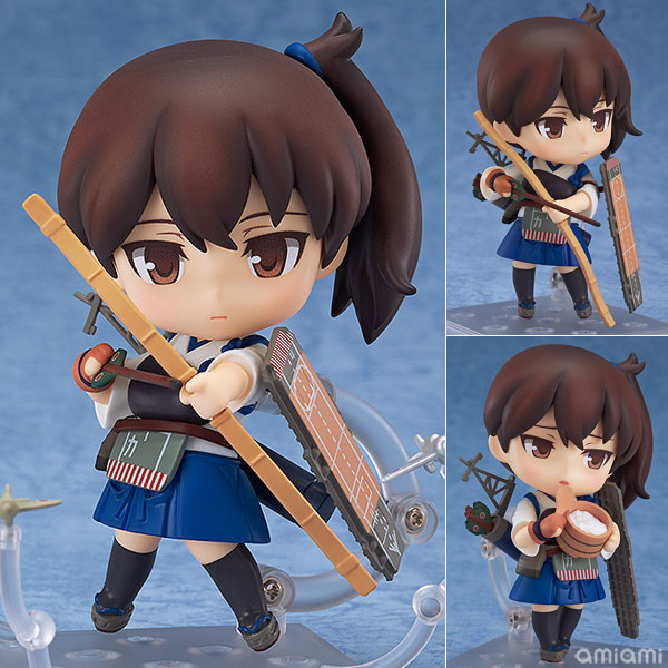 【中古】【特典】ねんどろいど 艦隊これくしょん -艦これ- 加賀 （GOOD SMILE ONLINESHOP予約特典 付）[グッドスマイルカンパニー]