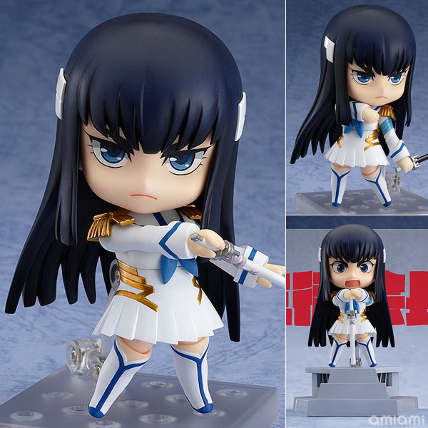 【中古】【特典】ねんどろいど キルラキル 鬼龍院皐月 （GOOD SMILE ONLINESHOP予約特典：背景文字シート2種 付）[グッドスマイルカンパニー]