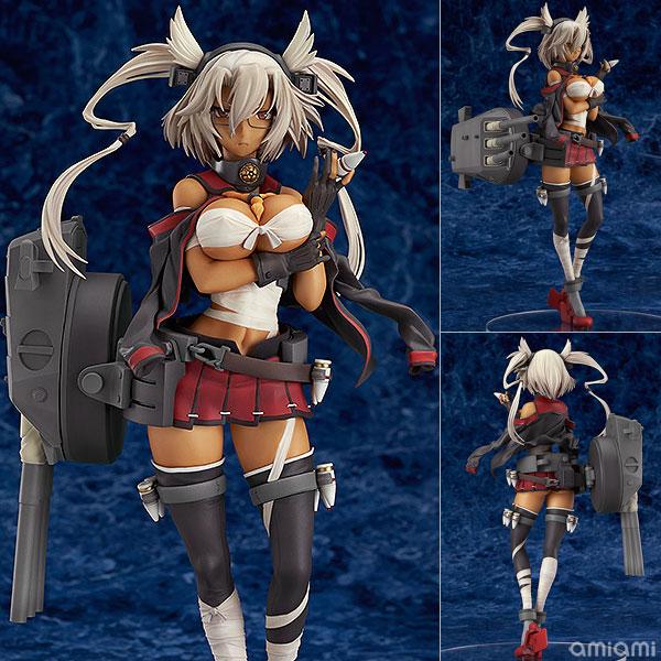 【中古】艦隊これくしょん -艦これ- 武蔵 軽兵装Ver. 1/8 完成品フィギュア[グッドスマイルカンパニー]