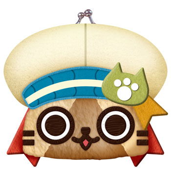 モンスターハンター ぬいぐるみがまぐち ガレオスネコシリーズ[カプコン]《在庫切れ》