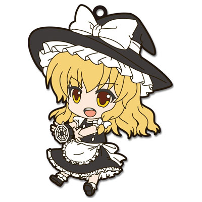 ねんどろいどぷらす ラバーストラップ 東方Project 第五章 霧雨魔理沙