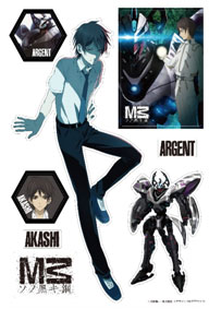 M3-ソノ黒キ鋼- きゃらぺた 鷺沼アカシ Sサイズ[イーステージ]《在庫切れ》