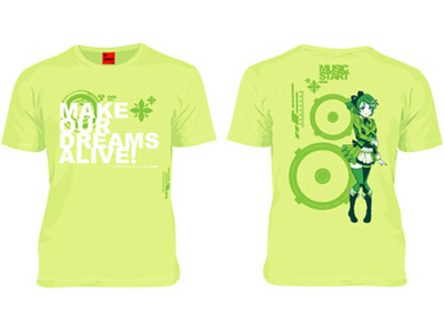 小泉花陽 ラインアート Tシャツ グレー メンズMサイズ 「ラブ