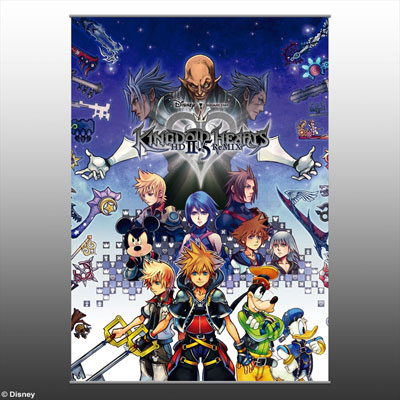 キングダムハーツHD2.5Remix　ウォール・スクロール タペストリー キングダムハーツHD2.5Remix ウォール・スクロール タペストリー