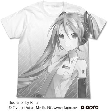 初音ミク V3 Tシャツ ver.2.0/ホワイト-L（再販）[コスパ]《０８月予約》