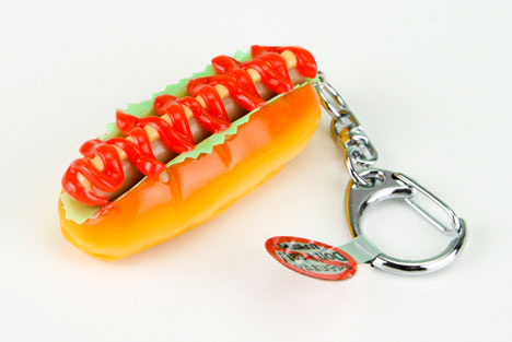 食品サンプル キーホルダー ホットドッグ[イワサキ・ビーアイ]《在庫切れ》