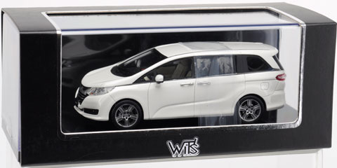 【最大級】1/43 wit\'s ホンダ オデッセイG EX 2013 HONDA ODYSSEY ホワイト　wits ウィッツ ミニカー　モデルカー 乗用車