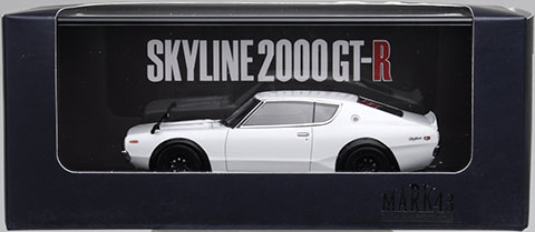 Amazon | 現状品 1/43 マーク43 スカイライン GT R ホワイト