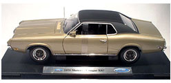 1/18 1970 フォード マーキュリー クーガー XR7 (ゴールド/ブラック)[WELLY]《在庫切れ》