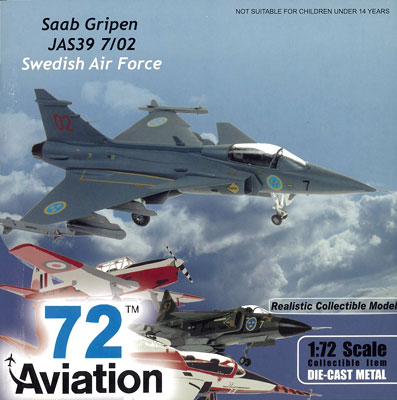 アビエーション72 1/72 サーブ JAS.39 グリペン スウェーデン空軍 AF 7 