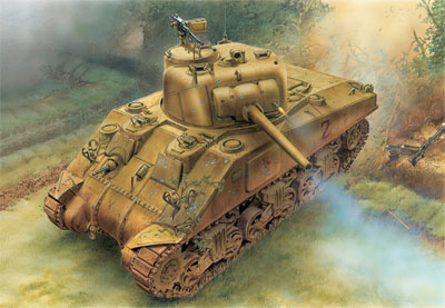 1/35 M4シャーマン中戦車 75mm砲搭載型 “ノルマンディ上陸作戦