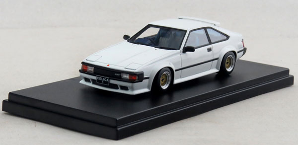 セリカXX 2800GT 1981 改 ホワイト 1/43 ハイストーリー 1/43 Toyota CELICA XX 2800GT (1981)改 ホワイト[ハイストーリー