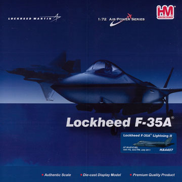 1/72 F-35A ライトニングII “第58戦闘飛行隊”[ホビーマスター]《在庫切れ》