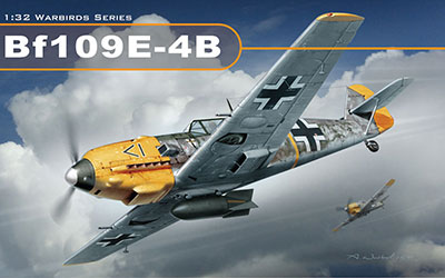 1/32 WW.II ドイツ空軍 メッサーシュミット Bf109E-4/B プラモデル