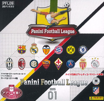 パニーニ フットボール リーグ 2015 01 [PFL09] 20パック入りBOX ...