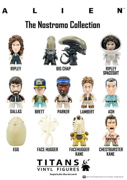 エイリアン ビニールミニフィギュア エイリアン ノストロモ