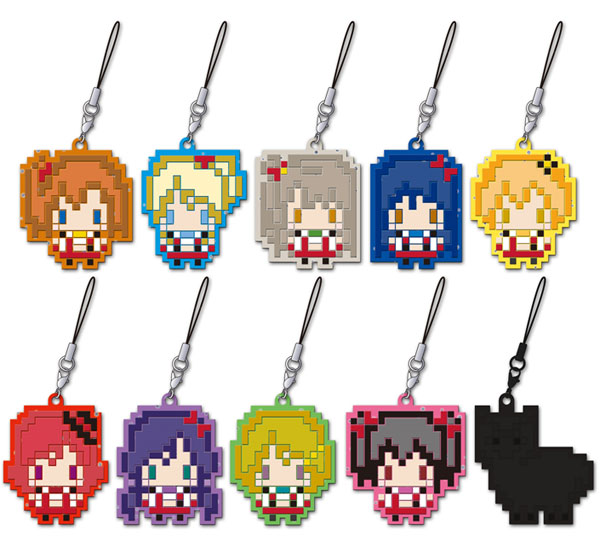 256たん ラブライブ！ ドットトレーディングラバーストラップ vol.2 -僕らは今のなかで- 10個入りBOX[ティー・ゾーン]《在庫切れ》