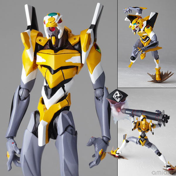 レガシーOFリボルテック エヴァンゲリオン零号機(改) LR-036 (ABS&amp;PVC塗装済みアクションフィギュア) レガシーOFリボルテック】 LR-036 エヴァンゲリオン零号機（改