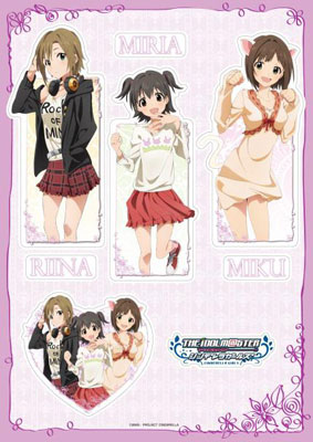 アイドルマスター シンデレラガールズ きゃらぺたD 前川・赤城・多田 Sサイズ[イーステージ]《在庫切れ》