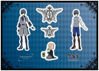 黒執事 Book of Circus きゃらぺた シエル・タナカ Lサイズ[イーステージ]《在庫切れ》