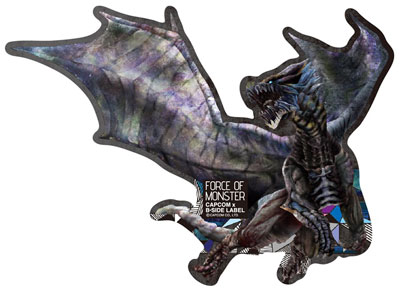 送料無料 通販  LABELステッカー CAPCOM×B-SIDE MH LABEL クシャルダオラ[B-SIDE ラベル・インデックスディバイダー・スタンプ