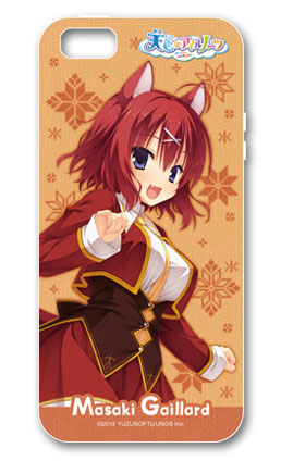 手帳型スマホケース 天色*アイルノーツ 真咲・ガイヤール 天色*アイルノーツ ソフトモバイルフォンケース〈5・5s対応〉vol.3D