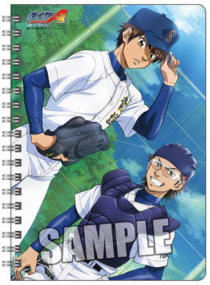 ダイヤのA B6Wリングノート「沢村・御幸」[ブロッコリー]《在庫切れ》