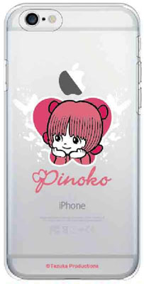 DESIGN COVER CASE for iPhone6 clear case(HARD)ピノコ04[藤本電業 