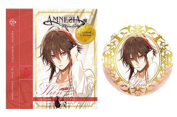 ROMANTICA リップグロス AMNESIA ケント コンパクトミラー ROMANTICA リップグロス AMNESIA シン(コラボ限定コンパクトミラー付き