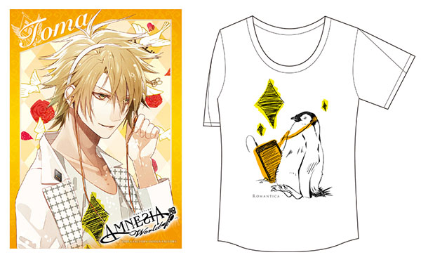 AMNESIA トーマモデルTシャツ-M(描きおろしイラストカード付き
