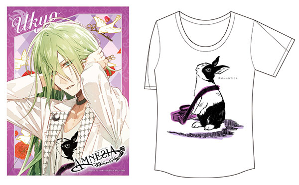 AMNESIA ウキョウモデルTシャツ-M(描きおろしイラストカード付き