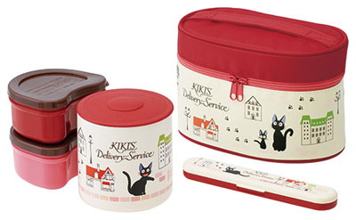 魔女の宅急便[町並み] フォークケース付保温ジャー付ランチボックス[スケーター]《在庫切れ》