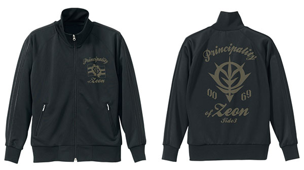 機動戦士ガンダム ジオン軍ジャージ/ブラック×グロスブラック-XL[コスパ]《在庫切れ》