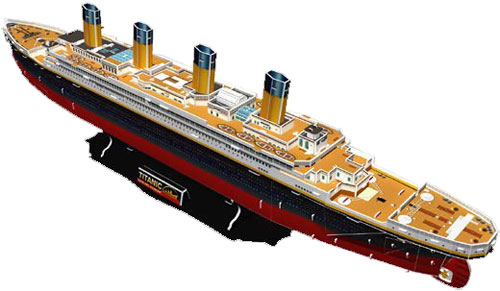 3Dパズル タイタニック号 Lサイズ[ハートアートコレクション